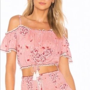 Poupette St Barth mini top Donna Pink Marble- Medium